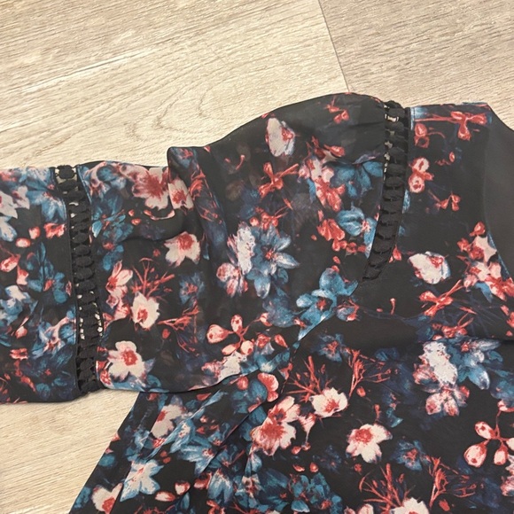 BCBGeneration Floral Black Dress - Picture 4 of 5